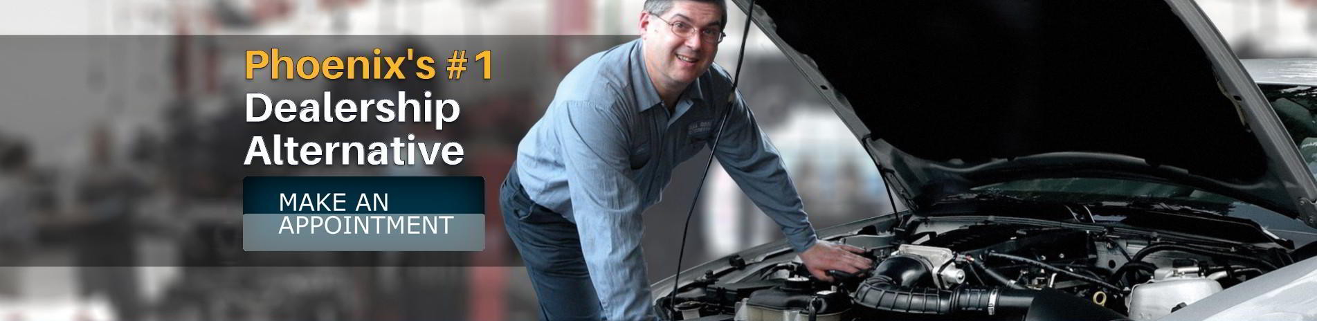 Bell Road Automotive technician inspecting a vehicle engine